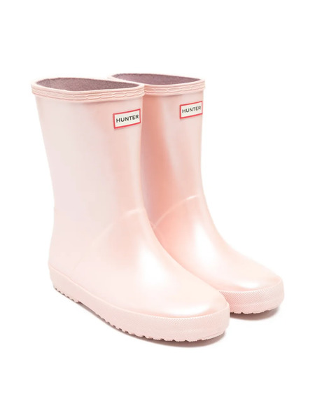  Hunter Kids Logo Boots - Pink 