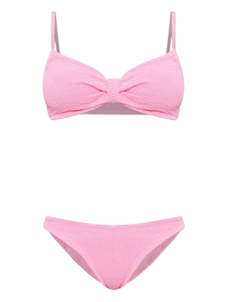  Hunza G Alicia Crinkle Knot Bikini - Pink 