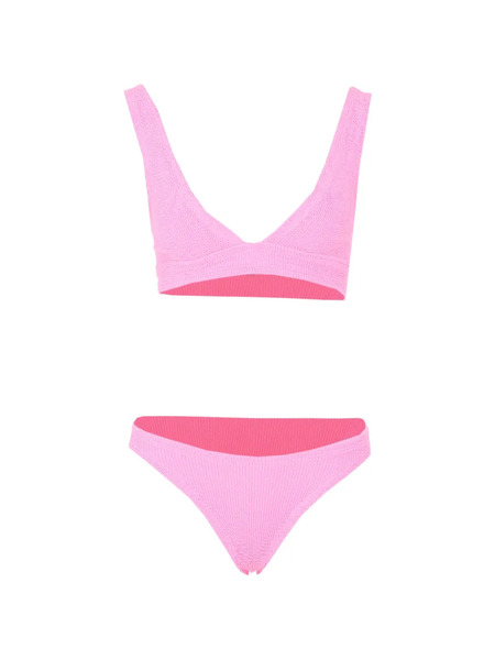  Hunza G Angel Textured Bikini - Pink 