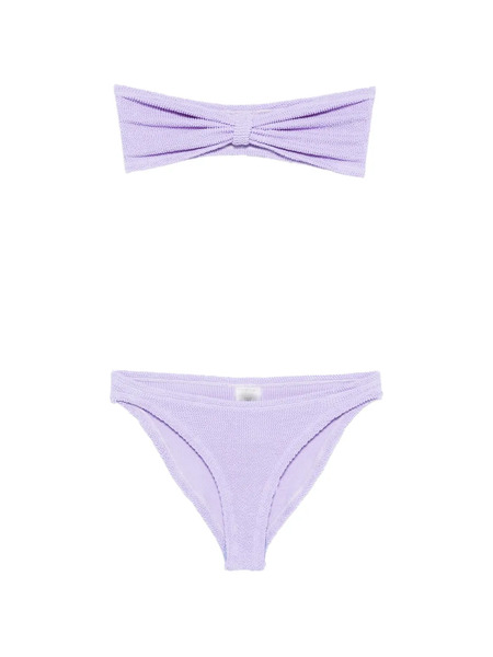  Hunza G Knot Crinkle Bikini - Purple 