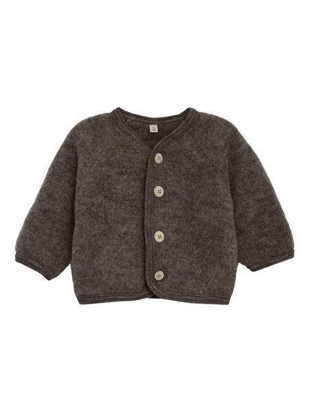  Huttelihut Buttoned Cardigan - Brown 