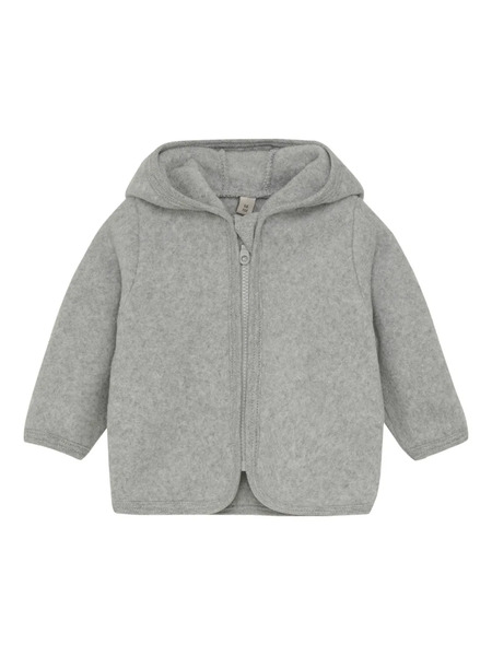  Huttelihut Fleece Hooded Jacket - Grey 