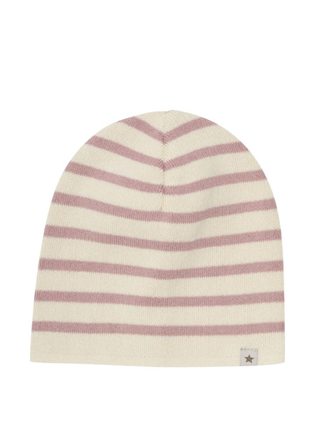  Huttelihut Striped Cotton Hat - Neutrals 