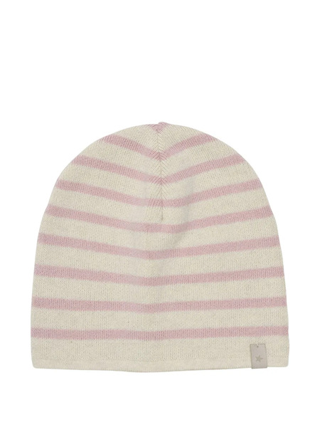  Huttelihut Striped Knitted Hat - Neutrals 