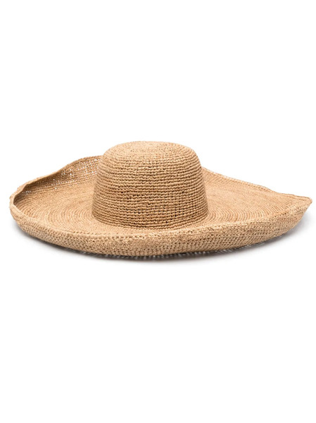  Ibeliv Izy Woven-raffia Sun Hat - Neutrals 