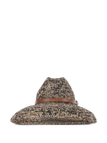  Ibeliv Leather-belt Hat - Neutrals 