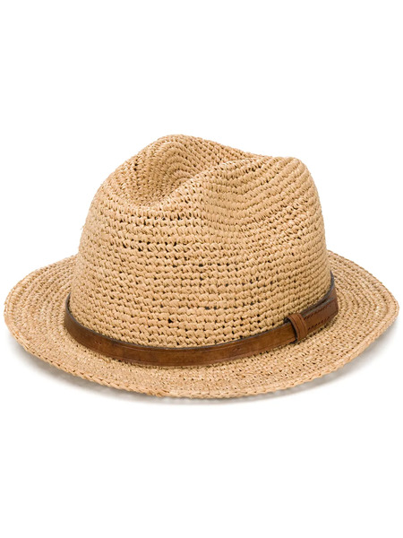  Ibeliv Leather Strap Hat - Neutrals 