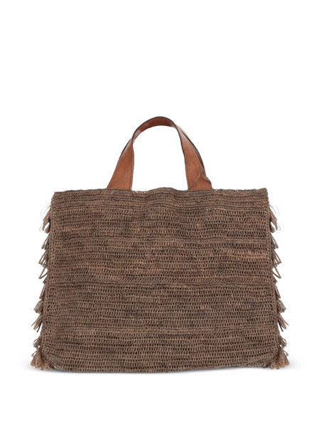  Ibeliv Onja Raffia Tote Bag - Brown 