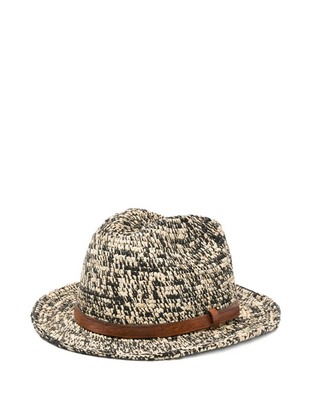  Ibeliv Two-tone Raffia Hat - Neutrals 
