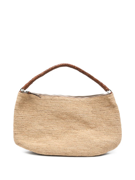  Ibeliv Zipped Woven Beach Bag - Neutrals 