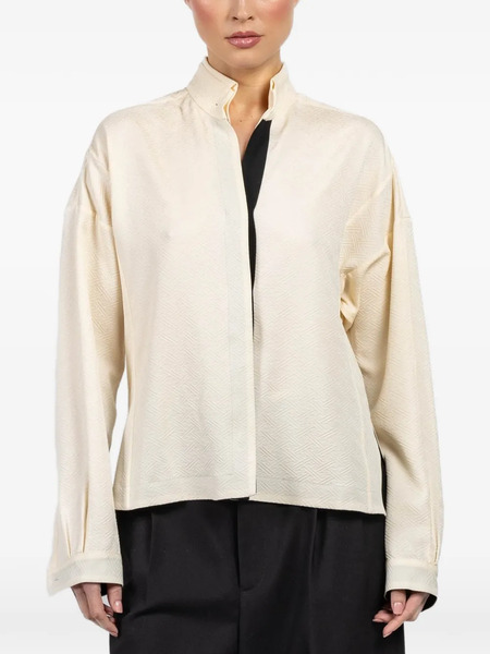  Ibrigu Concealed-fastening Shirt - Neutrals 