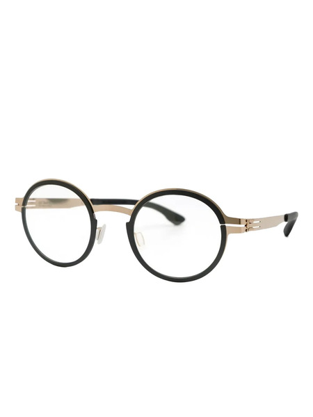  Ic! Berlin Thulium Round-frame Glasses - Gold 