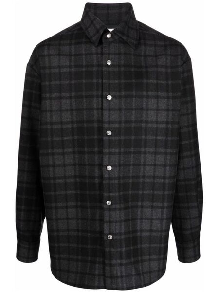  Iceberg Checked Shirt - Grey 