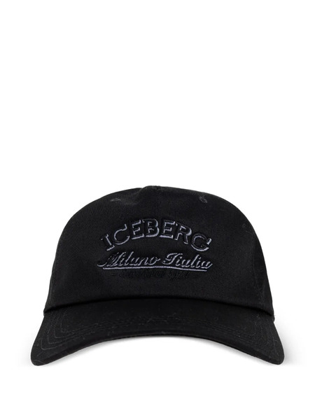  Iceberg Embroidered Baseball Cap - Black 