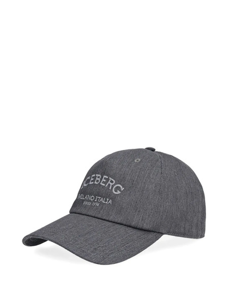  Iceberg Embroidered Baseball Cap - Grey 