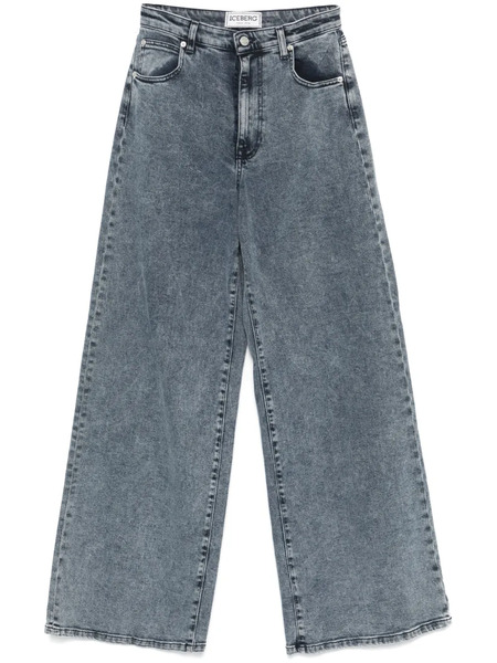  Iceberg Five-pocket Flared Jeans - Blue 