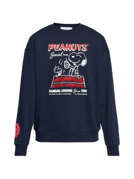  Iceberg Graphic Print Sweatshirt - Blue 