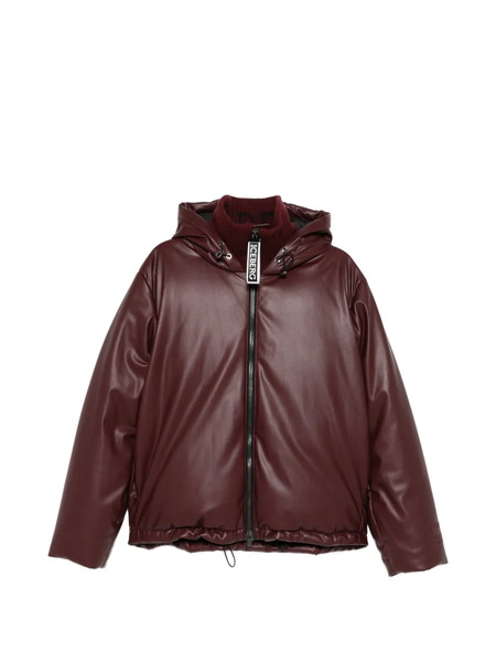  Iceberg Hooded Bomber Jacket - Red 