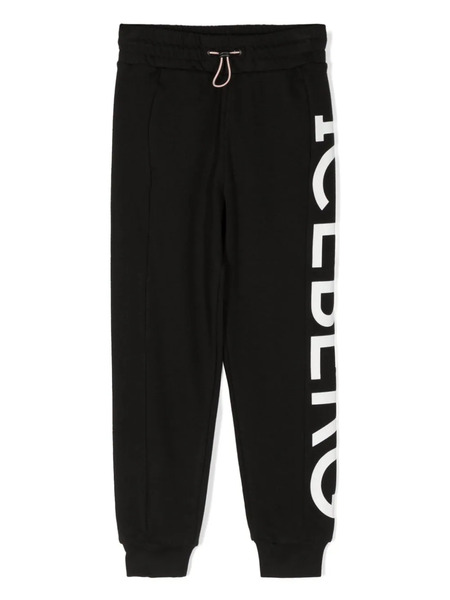  Iceberg Kids Logo-print Drawstring Track Pants - Black 