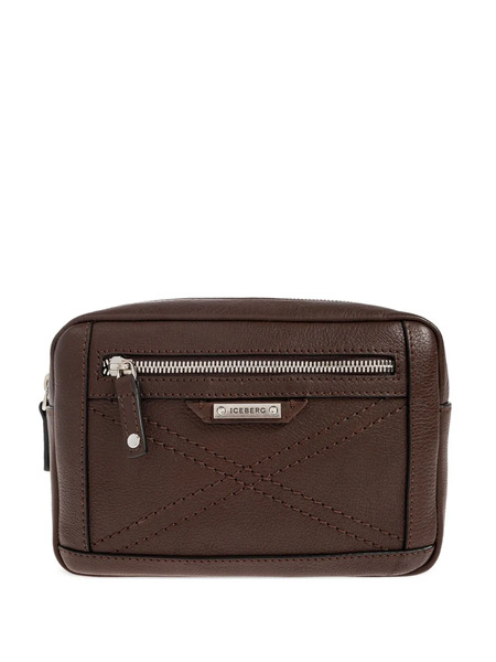  Iceberg Leather Belt Bag - Brown 