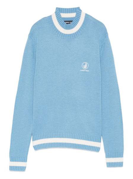  Iceberg Logo-embroidered Sweater - Blue 