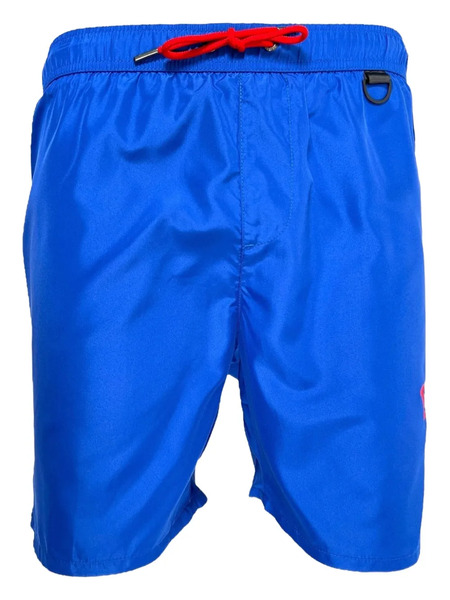  Iceberg Logo-patch Swim Shorts - Blue 