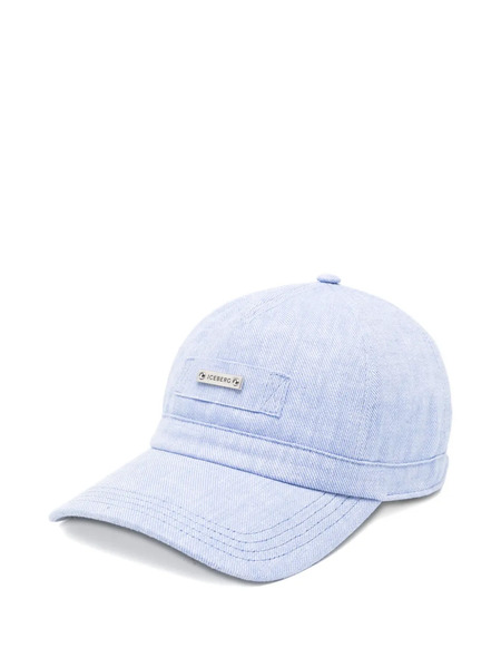  Iceberg Logo-plaque Cap - Blue 