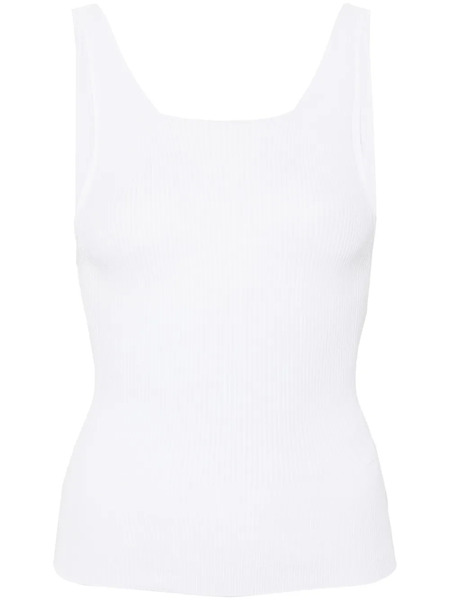  Iceberg Ribbed-knit Tank Top - White 