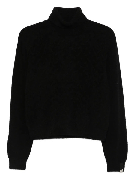  Iceberg Turtleneck Sweater - Black 
