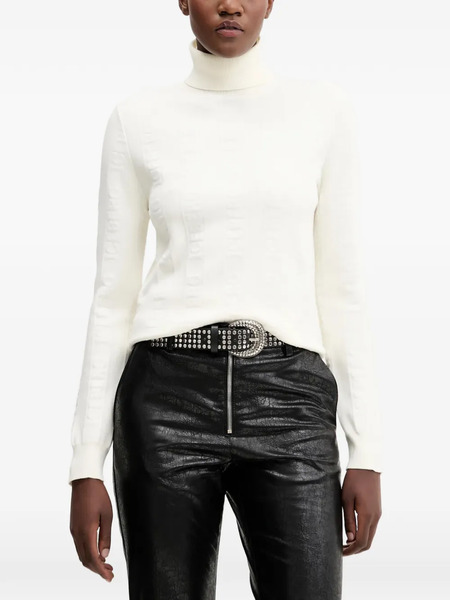  Iceberg Turtleneck Sweater - Neutrals 