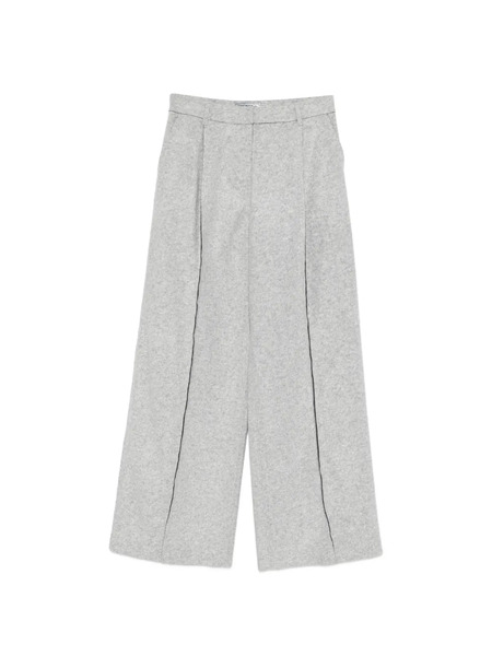  Iceberg Woven Palazzo Pants - Grey 