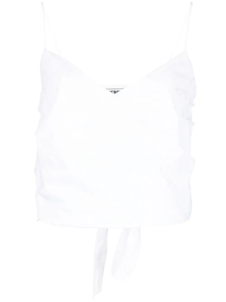  Iceberg Wraparound Cotton Top - White 