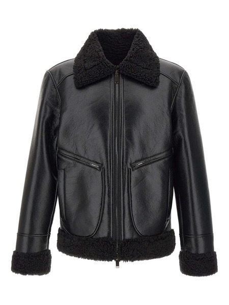  Iceberg Zip-up Bomber Jacket - Black 
