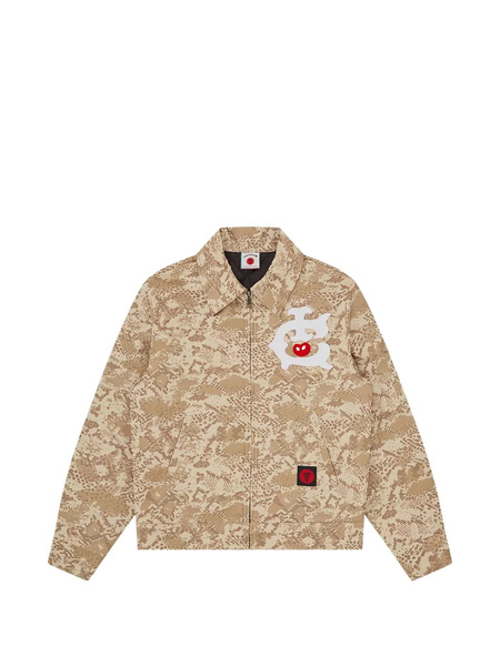  Icecream Camouflage-print Shirt Jacket - Neutrals 