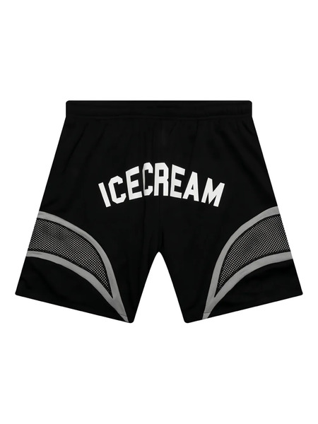  Icecream Logo-patch Shorts - Black 