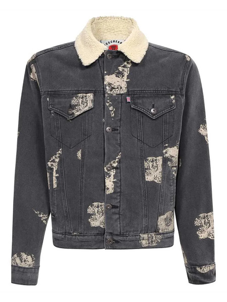  Icecream Printed Jacket - Grey 