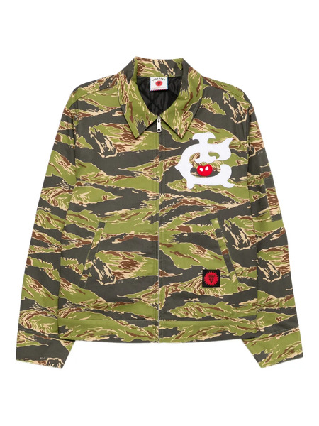  Icecream Tiger-strip Work Jacket - Green 