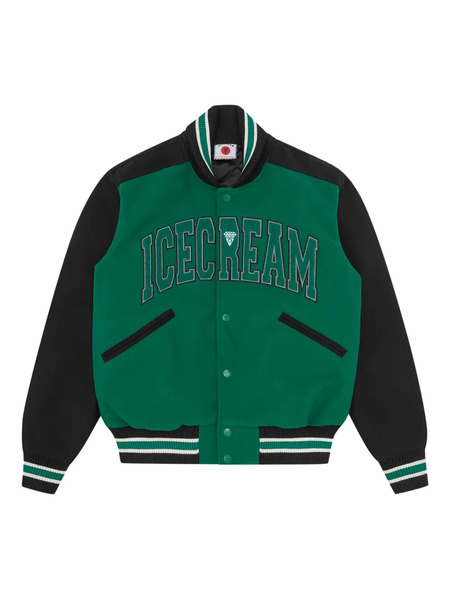  Icecream Varsity Wool Jacket - Green 