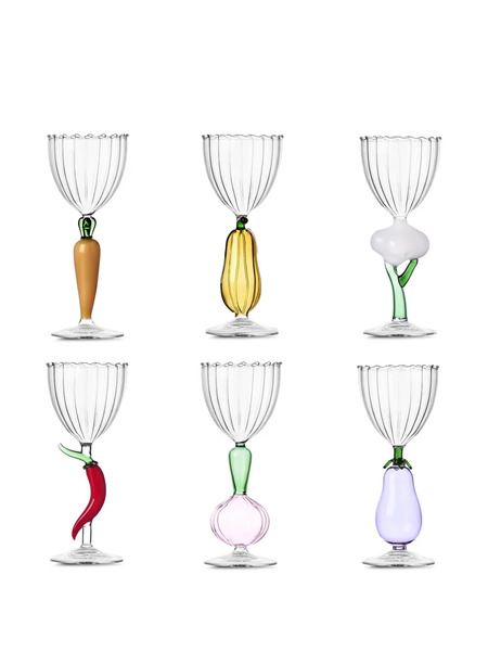  Ichendorf Milano Spring Onion Glasses (set Of Six) - White 