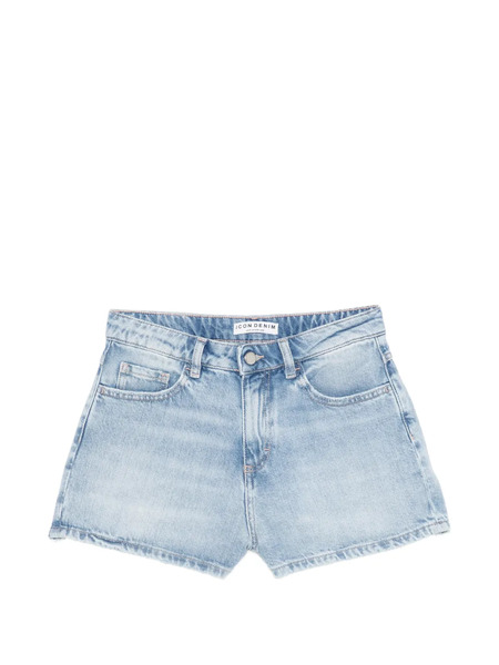  Icon Denim Five-pocket Shorts - Blue 
