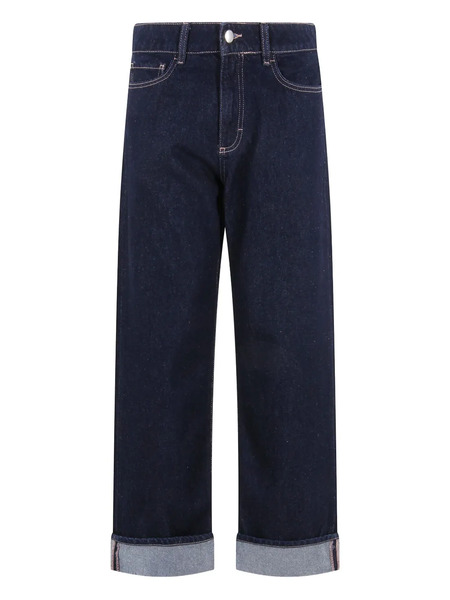  Icon Denim Tiny Cuffed Jeans - Blue 