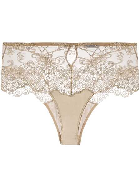  I.d. Sarrieri Christmas High-waisted Briefs - Gold 