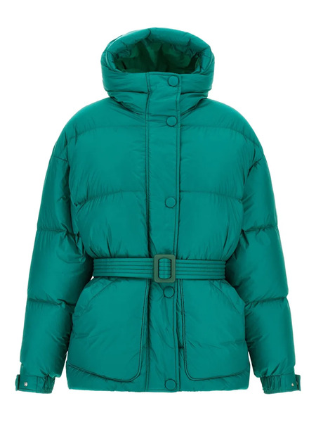  Ienki Ienki Quilted Belted Jacket - Green 