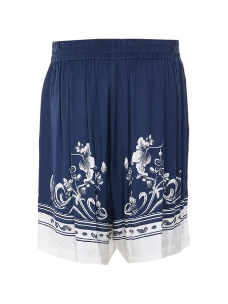  Ih Nom Uh Nit Elasticated Floral Print Shorts - Blue 