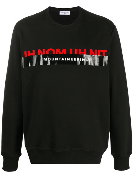  Ih Nom Uh Nit Logo Crew Sweatshirt - Black 