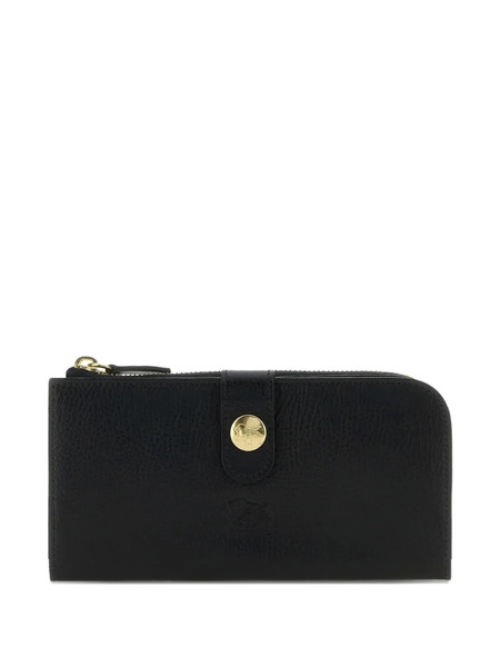  Il Bisonte Continental Wallet - Black 