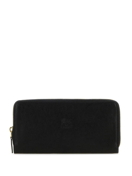  Il Bisonte Logo-debossed Wallet - Black 
