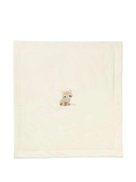  Il Gufo Animal-motif Blanket - Neutrals 