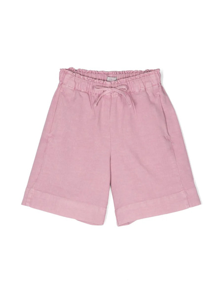  Il Gufo Drawstring Elasticated-waist Shorts - Pink 
