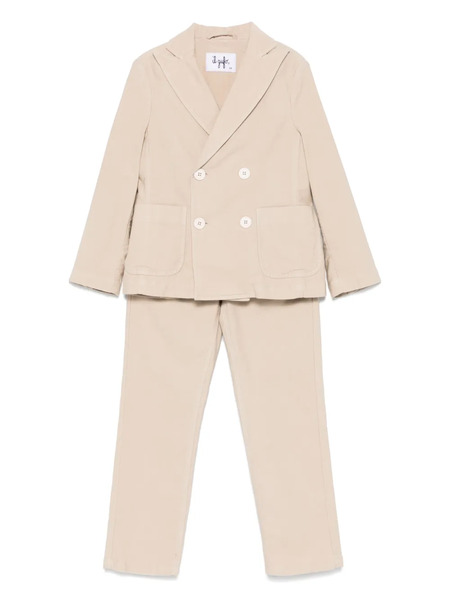  Il Gufo Herringbone Suit - Neutrals 